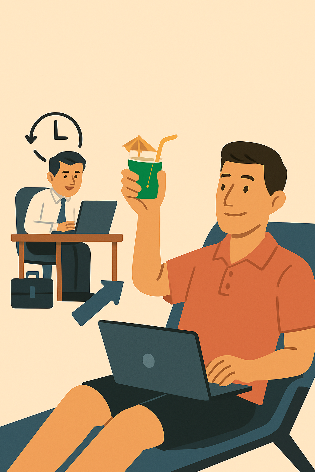 Eliminate the text - Online Affiliate I Escaped the 9-to-5 Cycle With Affiliate Marketing — Here’s What I Learned