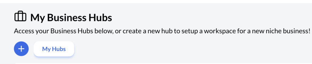 Screenshot of Wealthy Affiliate Business Hub